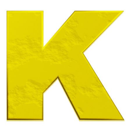 알파벳 k  3D Icon