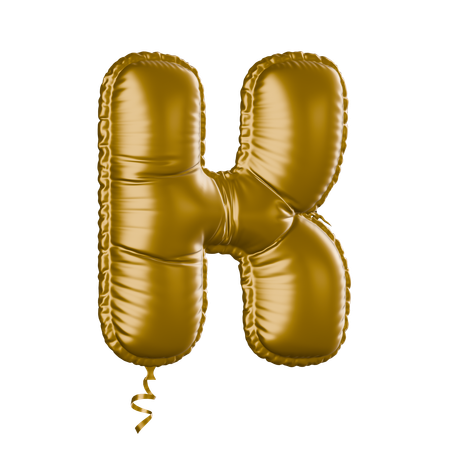 Alphabet K  3D Icon