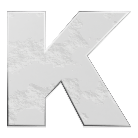 Alphabet K  3D Icon