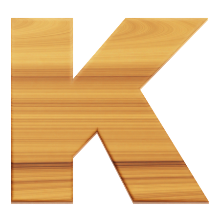 Alphabet K  3D Icon