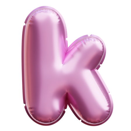 Alphabet K  3D Icon