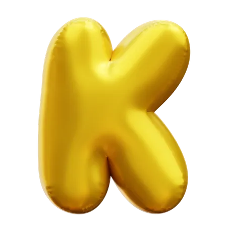 Alphabet K  3D Icon