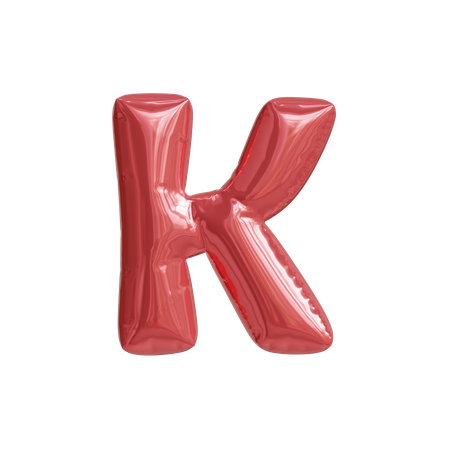 Alphabet K  3D Icon