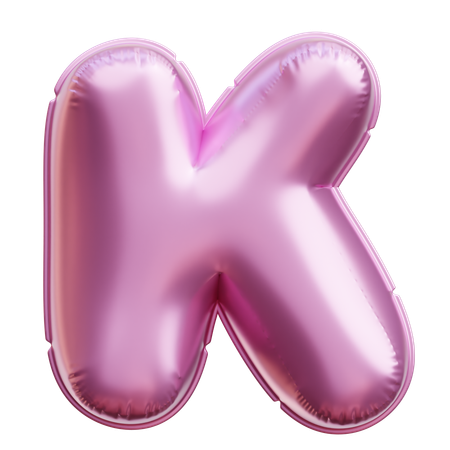 Alphabet K  3D Icon
