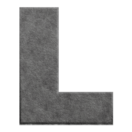 Alphabet L  3D Icon