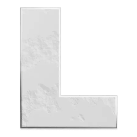 Alphabet L  3D Icon