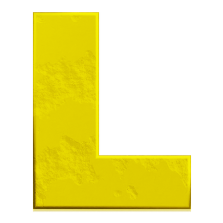 Alphabet L  3D Icon