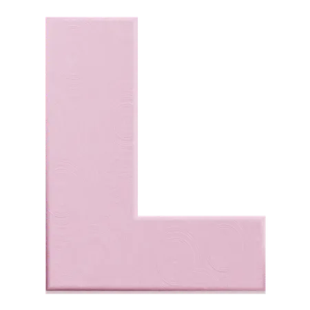 Alphabet L  3D Icon