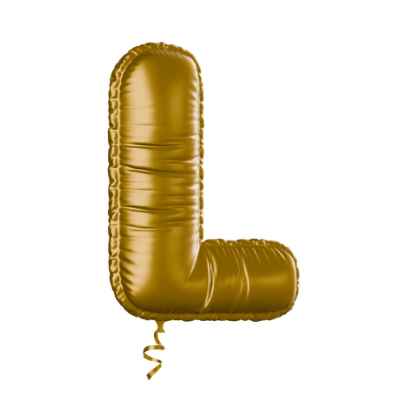 Alphabet L  3D Icon