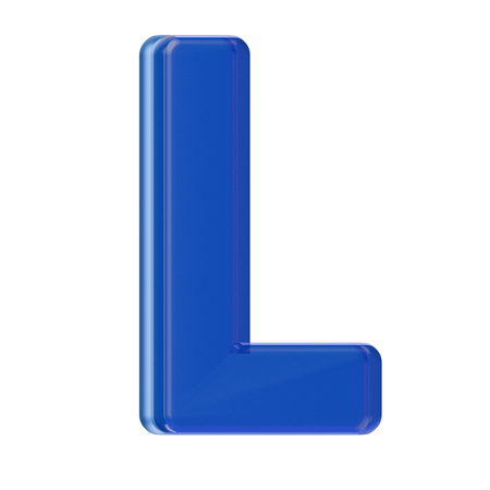 Alphabet L  3D Icon