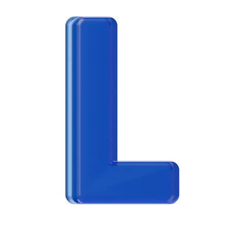 Alphabet L  3D Icon