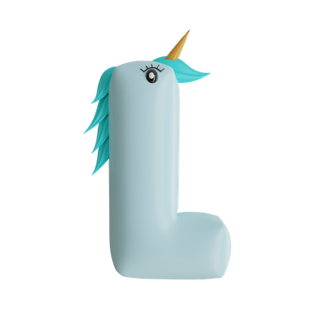 Alphabet L  3D Icon