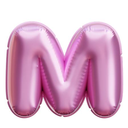 Alphabet m  3D Icon