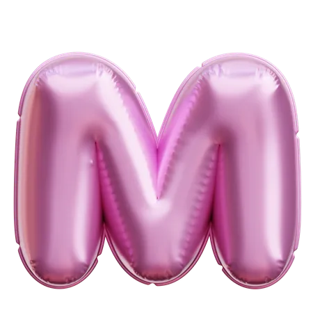 Alphabet m  3D Icon