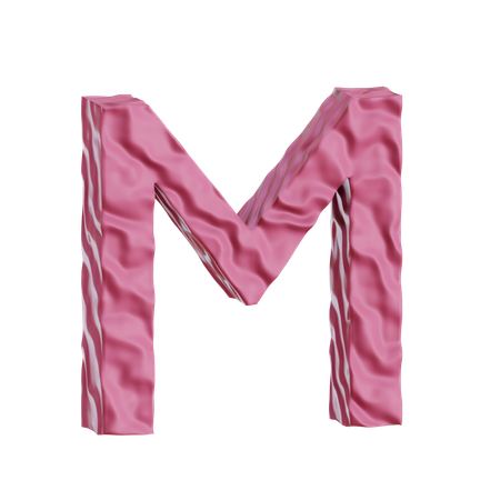 Alphabet M  3D Icon