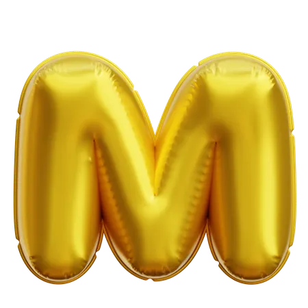 Alphabet M  3D Icon