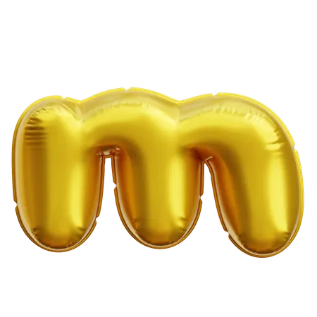 Alphabet M  3D Icon