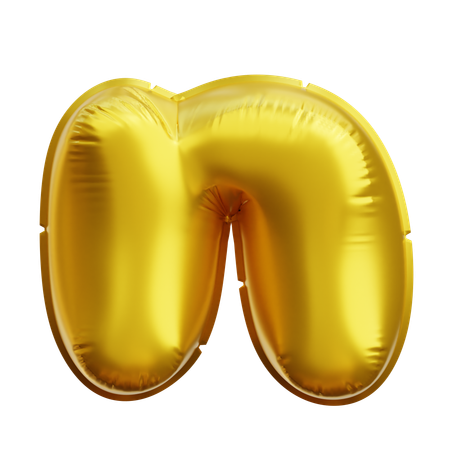 Alphabet N  3D Icon