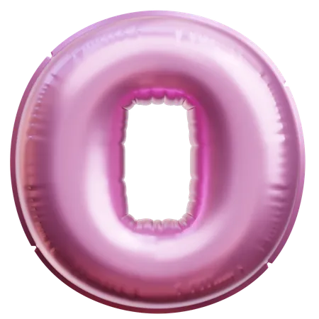 Alphabet o  3D Icon