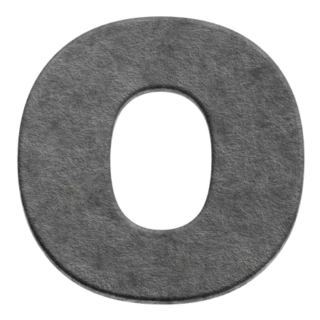 Alphabet O  3D Icon