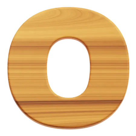 Alphabet O  3D Icon