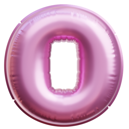 Alphabet O  3D Icon