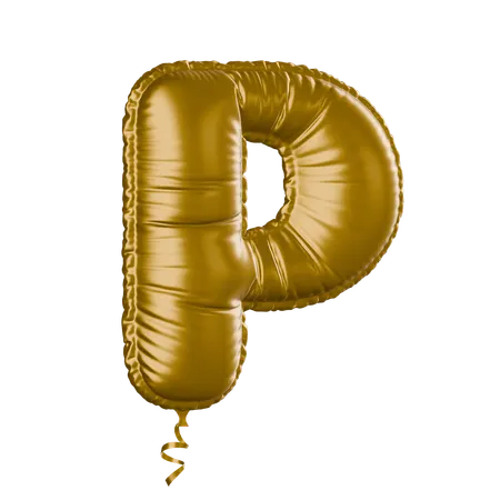 Alphabet P  3D Icon