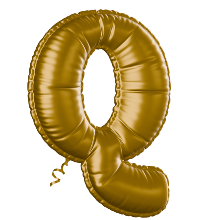 Alphabet Q  3D Icon
