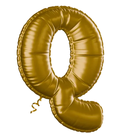 Alphabet Q  3D Icon