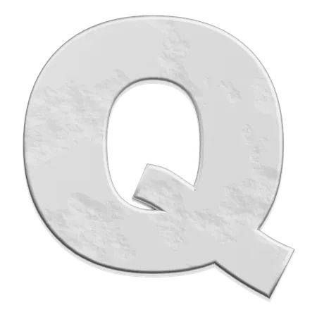 Alphabet Q  3D Icon