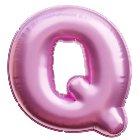 Alphabet Q  3D Icon