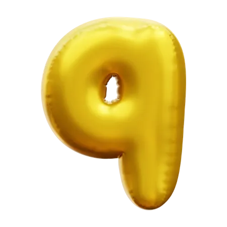 Alphabet Q  3D Icon