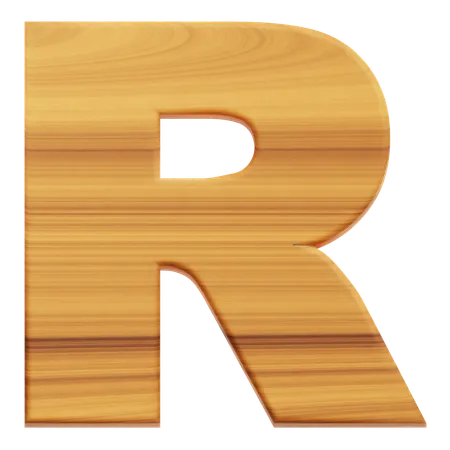 알파벳 r  3D Icon