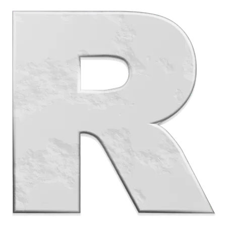 알파벳 r  3D Icon