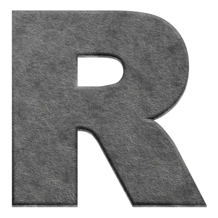 알파벳 r  3D Icon