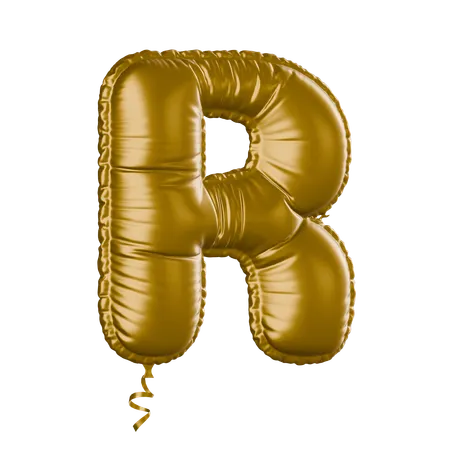 Alphabet R  3D Icon