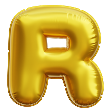 Alphabet R  3D Icon