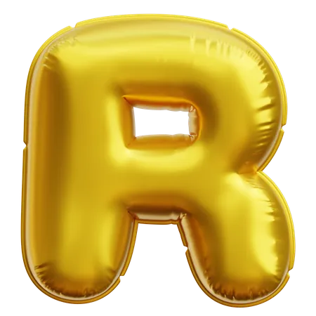 Alphabet R  3D Icon