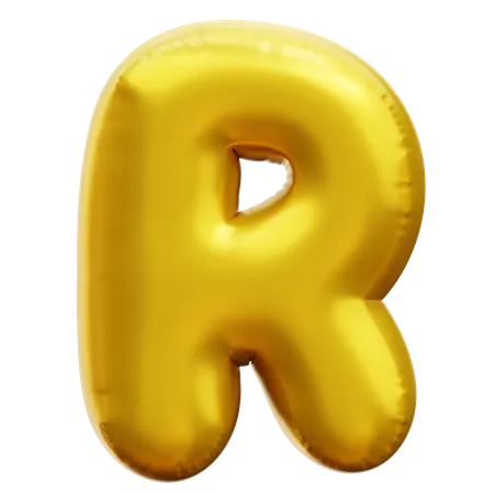 Alphabet R  3D Icon