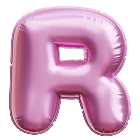 Alphabet R  3D Icon