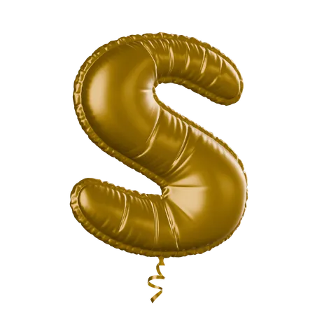 Alphabet S  3D Icon