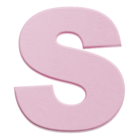 Alphabet S  3D Icon