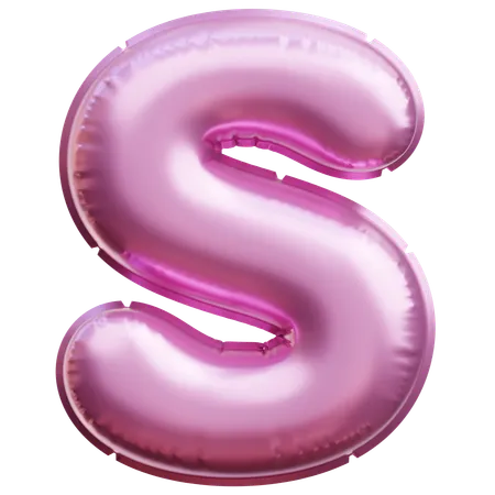 Alphabet S  3D Icon