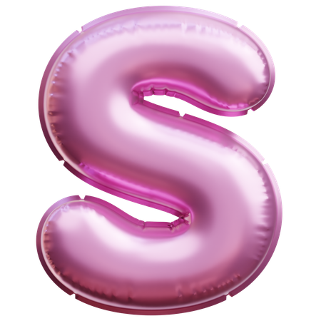 Alphabet S  3D Icon