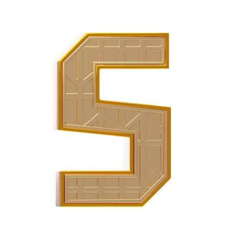 Alphabet S  3D Icon