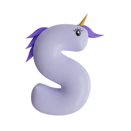 Alphabet S  3D Icon