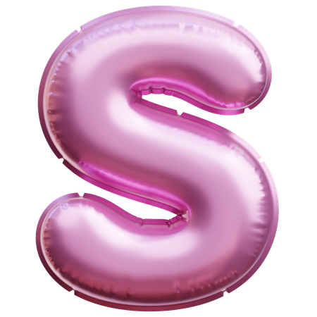 Alphabet S  3D Icon
