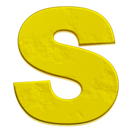 Alphabet S  3D Icon