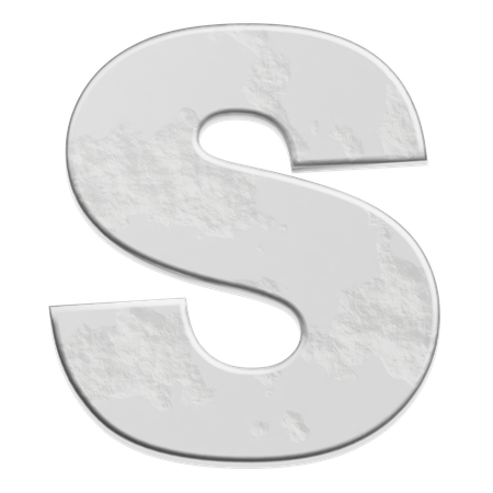 Alphabet S  3D Icon
