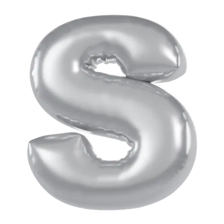 Ballon de l'alphabet s  3D Icon